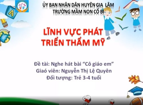 Nghe hát: Cô giáo em - MGB